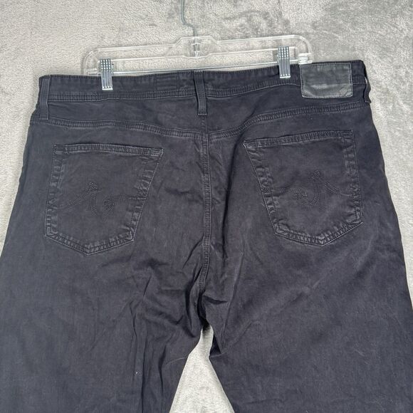 AG Adriano Goldschmied Jeans Mens 40x34‎ Black The Everett Slim Straight Casual - Picture 5 of 10